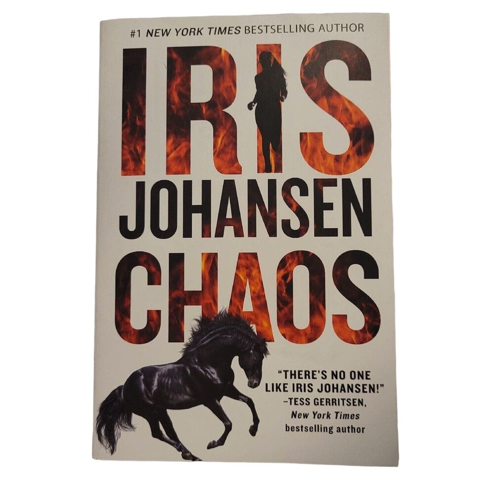 Iris Johansen CHAOS Suspense Thriller Book Fiction First Edition Paperback
